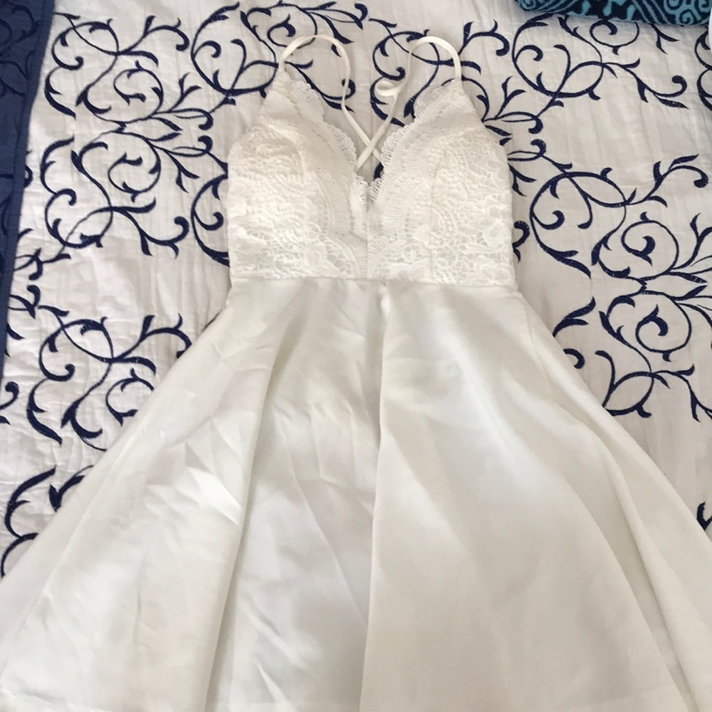 white dress